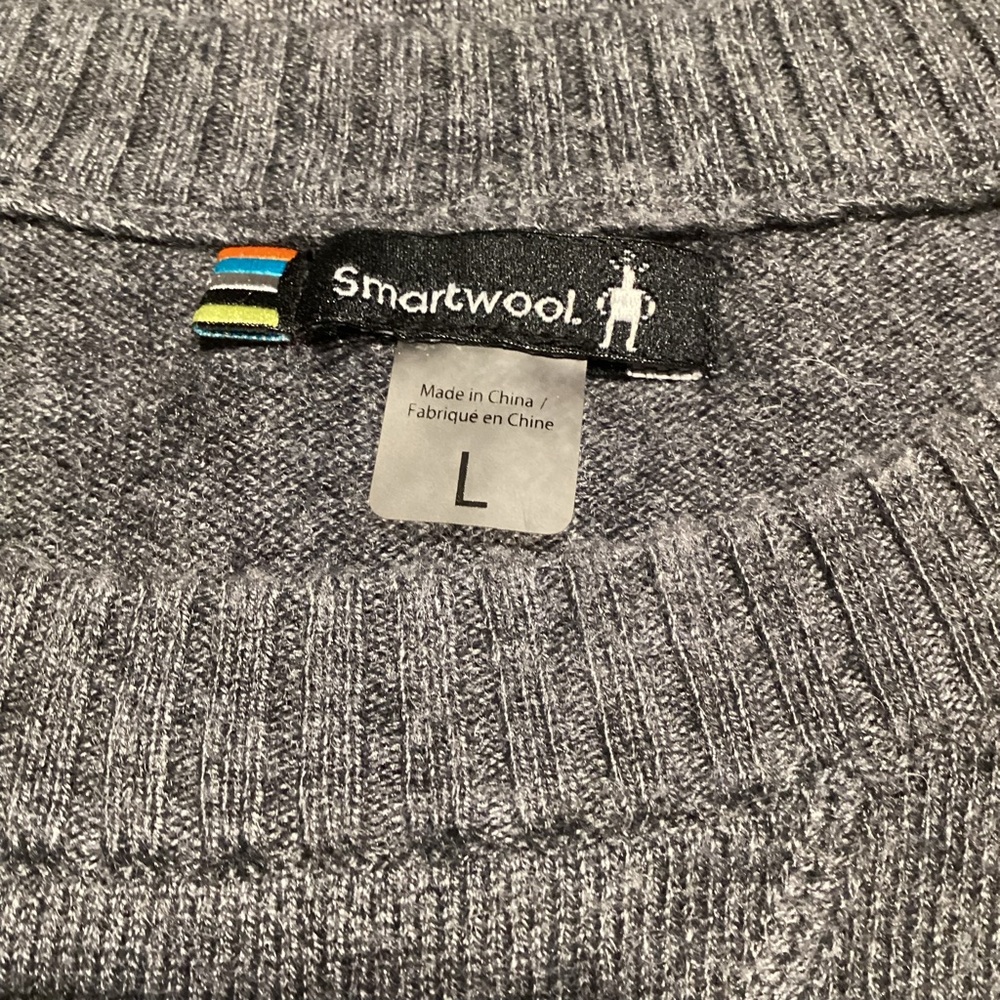 Smartwool Crew Neck Sweater Gray - image 6